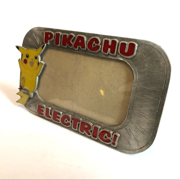 Pokémon Pikachu Pewter Enamel Picture Frame - Picture 4 of 8